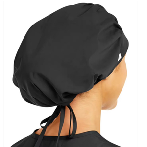 Gorros quirúrgicos de algodón con estampado personalizado al por mayor, gorro de operación con lazo trasero ajustable con banda para el sudor para hoteles - Product Image 2