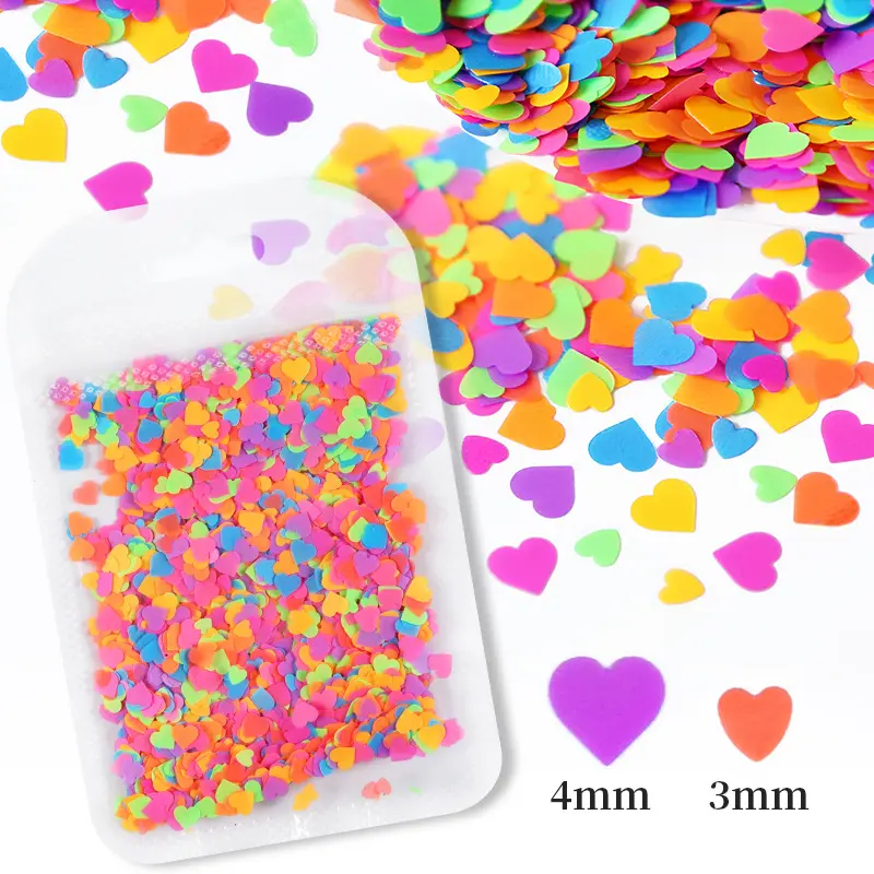 Nail Supplies Decoration Holographic Flakes Star Heart Paillette Manicure Decor Mermaid Aurora Laser Sequins For Nails Glitter
