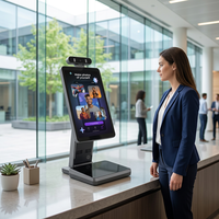 Terminal Punto de Venta Multifuncional de Escritorio con Pantalla Dual de 10.1 Pulgadas, Reconocimiento Facial/Huella Dactilar, Escaneo de Códigos QR y Lector de Códigos de Barras