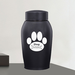 Kedi Köpek Büyük Evcil Hayvan <span class=keywords><strong>Urn</strong></span>'u Mühürlü Küllük, Pati Baskılı Logolu, Evcil Hayvan Cenazesi İçin - Product Image 4