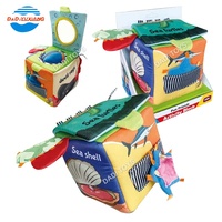 DADI – Cube d'activités en peluche pour bébé et enfant, jouets éducatifs, cubes d'activité doux pour bébé, en tissu à Six faces, OEM/ODM