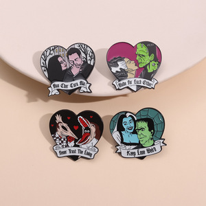 <span class=keywords><strong>Série</strong></span> télévisée européenne <span class=keywords><strong>américaine</strong></span> créative coulée de métal dessin animé amour personnage modélisation broche revers Badge accessoires - Product Image 1