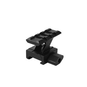 20mm 3-Slot Heightening Mount Adapter Lightweight Matte <b>Black</b> Corrosion 47g Aluminum Alloy Outdoor Equipment <b>Bracket</b> - Product Image 2