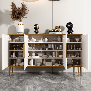 Tủ Để Bàn Màu Vàng Gắn Tường Đồ Nội Thất Gia Đình Sang Trọng Bằng Đá Phiến Sang Trọng Nhẹ Tủ Đựng Đồ Để Bàn - Product Image 5