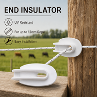 Clôture électrique durable facilement assemblable, isolateur haute tension, étanche, résistant aux UV, protection du bétail