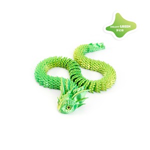 Feeron 3D Printed PLA Fairy Dragon Articulated Gradient Serpent Realistic Fantasy Durable Customizable Fidget Toy Unique <b>Desk</b> - Product Image 4