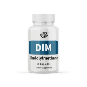 อาหารเสริม DIM บริสุทธิ์แบบขายส่ง DIM (ไดอินโดลิลมีเทน) แคปซูล DIM ปลอดจีเอ็มโอ พร้อมไบโอเพอรีน - Product Image 1