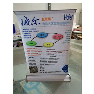 <span class=keywords><strong>Mini</strong></span> <span class=keywords><strong>Banner</strong></span> Enrollable <span class=keywords><strong>de</strong></span> <span class=keywords><strong>Escritorio</strong></span>, Soporte <span class=keywords><strong>de</strong></span> Exhibición Enrollable con Base Ancha y <span class=keywords><strong>Banner</strong></span> con Impresión OEM - Product Image 2