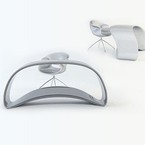 C176 La dernière table basse creuse élégante table de négociation de centre commercial de bureau décontracté mobilier public extérieur moderne - Product Image 3