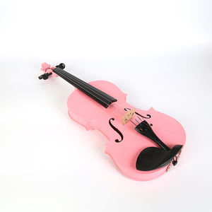 Beginner Volwassen Viool, Kinderen Roze Viool, 44-81. Rode Noot Instrument Voor Beginners - Product Image 6