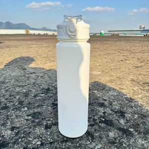 Bouteille d'eau de sport d'extérieur personnalisée, grande capacité 800 ml, anti-fuite, sans BPA, avec paille/cordon, pour gym, fitness et voyage - Product Image 4