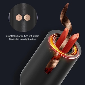 Fer à boucler électrique rotatif en céramique PTC avec LED, chauffe rapide, boucleur automatique 360° - Product Image 5