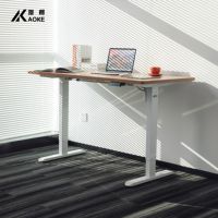Bureau d'ordinateur électrique économique réglable en hauteur avec mécanisme de levage à moteur unique OEM de conception moderne à bas prix