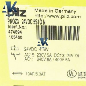 โมดูลความปลอดภัยรุ่นดั้งเดิม 474894 PNOZ3 24VDC 5S1ON - Product Image 3