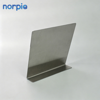 Panneau Carré en Acier Inoxydable Imprimé UV avec Base pour Numéro de Table d'Événement, Lot en Gros, Support de Plaque de Récompense
