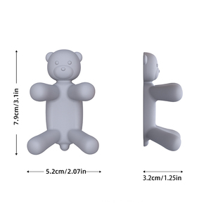 Handmade Silicone Sponge <b>Rack</b> in Bear Shape Carto - Product Image 6
