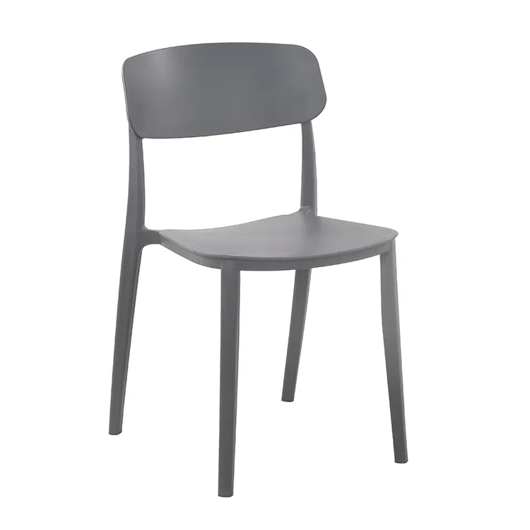 Commercio all'ingrosso con braccio ristorante moderno in plastica sedili e schienale sedie da esterno di qualità Premium sedie impilabili