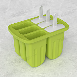 Moules à sucettes glacées 6 cavités en silicone sans BPA, moules à glaces maison en silicone - Product Image 2