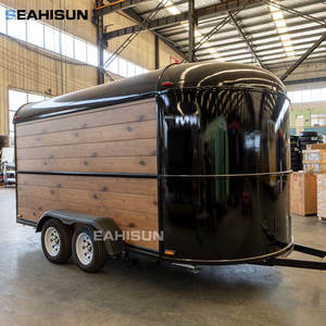 עוגת קפה קרוון קרוון מיניאטורי קרוון אלומיניום קרוון סוס קרוון נייד בר נייד משאית - Product Image 5