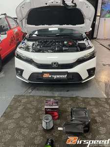 Sistema de admisión de aire frío de fibra de carbono seco 100% de posición fija dedicada de la marca Airspeed para Honda <span class=keywords><strong>Civic</strong></span> 11th 1,5 T <span class=keywords><strong>2022</strong></span>-UP - Product Image 5