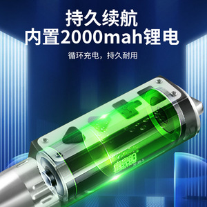ไฟฉายอัลตราไวโอเลต 365 นาโนเมตรแบล็คไลท์ชาร์จ USB ได้อลูมิเนียมอัลลอยด์อุตสาหกรรมเครื่องประดับอัญมณีไฟฉายตรวจสอบ - Product Image 5