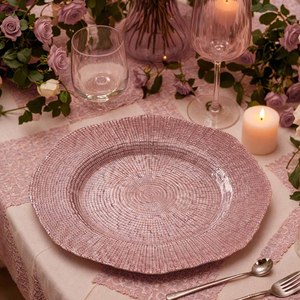 <span class=keywords><strong>Assiettes</strong></span> de présentation vintage 13 pouces or et argent <span class=keywords><strong>en</strong></span> <span class=keywords><strong>verre</strong></span> irrégulier, vente directe usine, pour décoration de mariage - Product Image 1