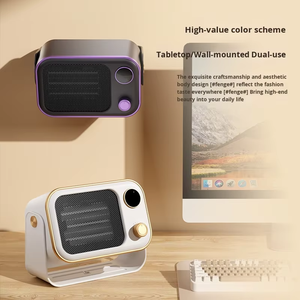 Riscaldatore PTC da Tavolo in Plastica Ecologico ad Alta Potenza 800W con Protezione da Surriscaldamento e Display Digitale per Uso Domestico e Ufficio - Product Image 5