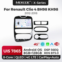 MEKEDE X40 Android 8 cœurs 8+128G Navigation Android pour Renault Clio 4 BH98 KH98 2012-2018 Caméra 360° Car-play+auto Autoradio