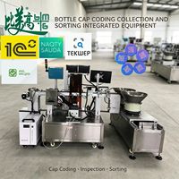 Machine de marquage laser haute précision pour bouchons de bouteilles, gravure de codes intérieurs et extérieurs, acquisition de données, contrôle de la traçabilité