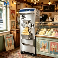 Machine à gelato Mvckyi 60L/H en acier inoxydable avec pasteurisation intégrée, congélateur discontinu pour crème glacée dure, haute productivité
