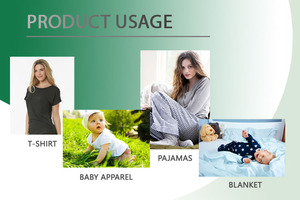 Anti-batterico traspirante traspirante anti odore 100 di bambù viscosa tessuto a maglia per bambini - Product Image 3