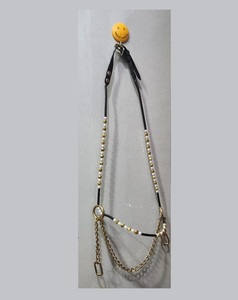 Classic Leather Horse Show <b>Halter</b> With Polished Hardware Stylish Design For Professional Riders And Show Competitions - Product Image 6