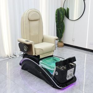 Chaise de spa pour les pieds électrique de luxe Zxm, nouveau design, noir et blanc, avec pompe de vidange, chaise de pédicure - Product Image 2