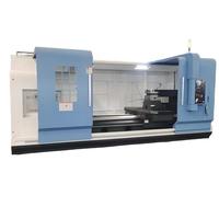 Tour CNC à banc plat CWK61125 avec contre-plateau manuel pour semi-finissage et finissage