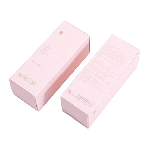 Boîte de shampoing personnalisée écologique réutilisable, boîte de soin individuelle haut de gamme, boîte rigide avec gaufrage or rose et pelliculage mat - Product Image 2