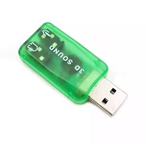 High Quality USB2.0 External 3D Sound Card <strong>5</strong>.1 Channel Audio Adapter with 3.5mm Speaker Microphone Headphone <strong>Interface</strong> for PC - Product Image 6