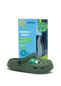 รองเท้าแตะเด็กยี่ห้อ Joven ไซส์ 20 สีเขียว รุ่น 1888 G พื้นรองเท้า EVA วัสดุพลาสติก - Product Image 1