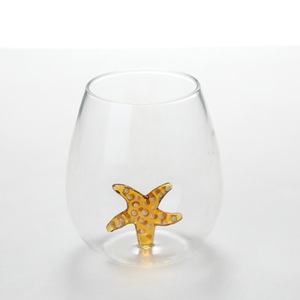 Phong Cách Biển Thiết Kế Tay Sơn Emboss Mô Hình Thủy Tinh Stemware Cốc Trang Trí Rượu Vang Thủy Tinh Đồ Uống Cốc Thủy Tinh - Product Image 4