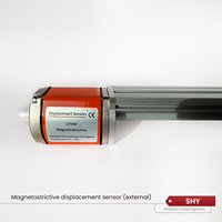 Sensor de Posición Lineal Magnetostrictivo, Transductor de Desplazamiento, Acero Inoxidable, Impermeable, Diseño Modular, Rango de 50-7000 mm, 4-20 mA