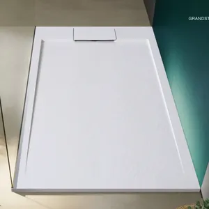 Piatto doccia in resina antiscivolo <span class=keywords><strong>solido</strong></span> in stile europeo piatto doccia rettangolare Smc antiscivolo per bagno - Product Image 1
