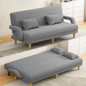 Canapé-lit <span class=keywords><strong>pour</strong></span> salon d'appartement : canapé-lit pliable trois-en-un <span class=keywords><strong>pour</strong></span> s'asseoir, s'allonger et dormir - Product Image 2