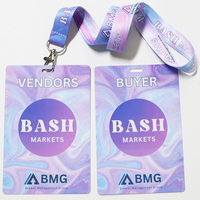 Carte de visite personnalisée en plastique Kofei avec impression, carte d'accès VIP, carte de personnel pour événements et salons professionnels avec cordon