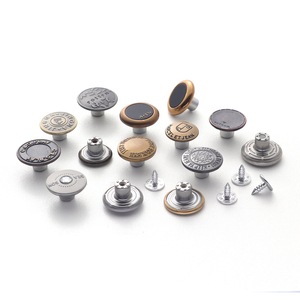 Richstar High Quality Brass Buttons with Rivets Metal Elastic Denim Buttons for Jeans Plated Techniques - Product Image 2