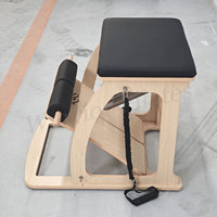 Chaise de Pilates Wunda en bois d'érable canadien stable et portable avec ressorts importés