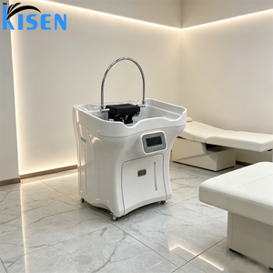 <span class=keywords><strong>Bac</strong></span> de lavage portable Kisen sans plomberie pour salon de coiffure, avec plateau de spa japonais pour la tête, 2 réservoirs pour utilisation avec chaise de salon - Product Image 4