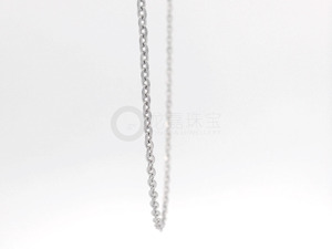 Glam High End Polished White Pt950 Fine Adjustable Pendant Chain Unisex Daily <b>Stack</b> Platinum Jewelry Gift - Product Image 2