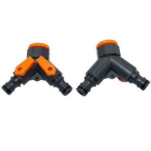 塑料软管分离器<span class=keywords><strong>2</strong></span>路1/<span class=keywords><strong>2</strong></span> 3/4英寸内螺纹花园软管连接器自来水水龙头适配器带阀 - Product Image 3