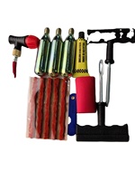 Pompe à vélo portable mini haute pression CO2 avec valves Schrader et Presta pour gonfler les pneus de vélo