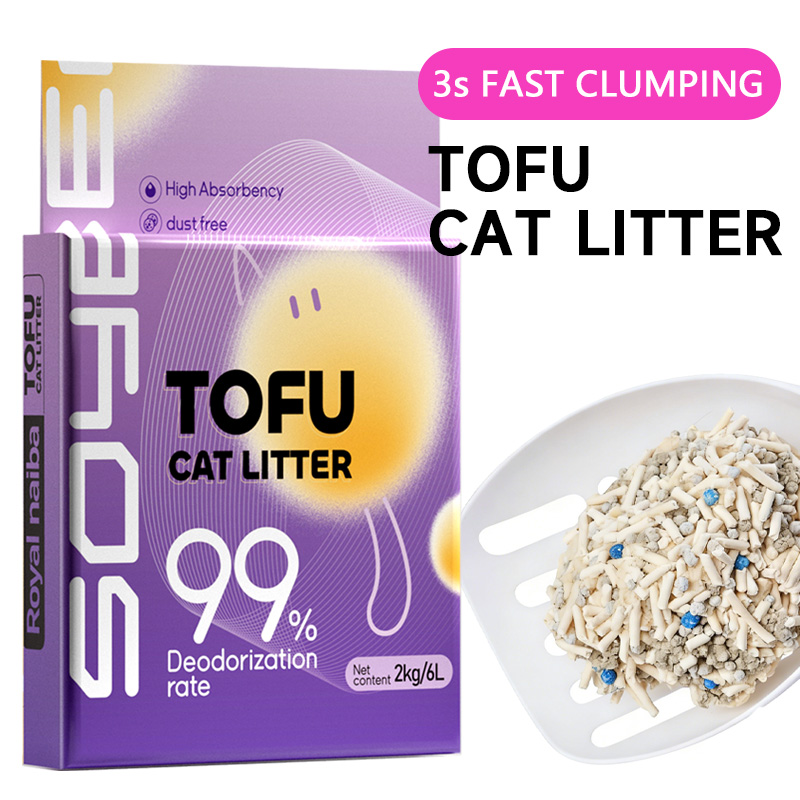 Tofu Cat Litter - Eco-Friendly, Flushable, Low-Dust Clumping Litter | Custom Manufacturer