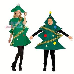 Disfraces de árbol de Navidad para adultos HP, vestidos divertidos, atuendos para juegos de rol, ropa festiva - Product Image 1